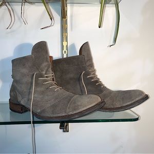 Men’s Gray Suede Fioretini + Baker Boots